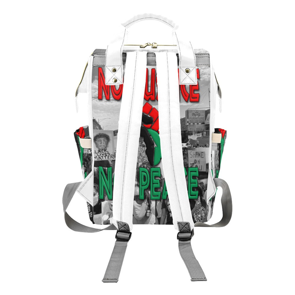 NO JUSTICE NO PEACE BACKPACK